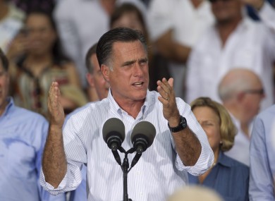 Mitt Romney on the campaign trail