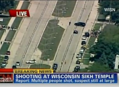 The scene of the shooting