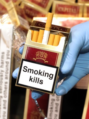 Cigarettes seized at Dublin Port
