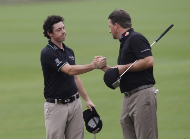 McIlroy and McDowell will play Jim Furyk and Brandt Snedeker.