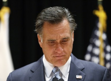 You know what you did, Mitt Romney