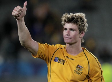 Berrick Barnes was six-from-six with the boot in today's game.