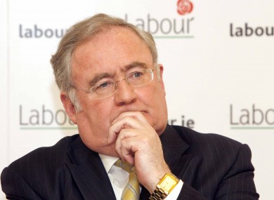 File photo of Pat Rabbitte, Minister for Communications