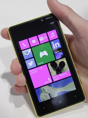 Nokia's smartphone, the Lumia 820