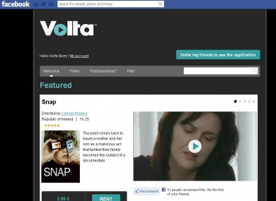 How the app looks on a desktop computer
