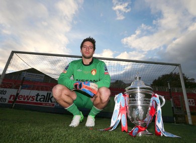 Pat's keeper Barry Murphy.