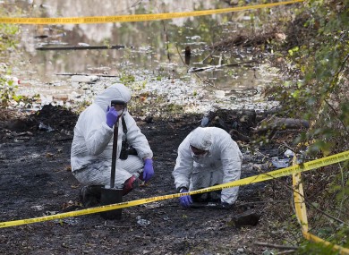 North Wales police officers searching for Catherine Gowing at the weekend