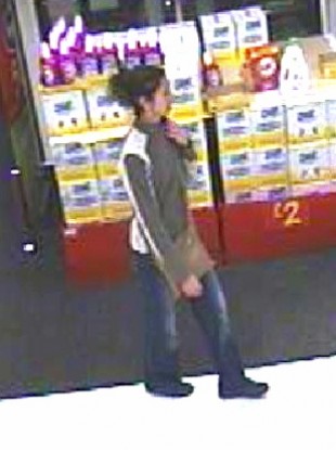 Last known sighting of Catherine Gowing in Asda last Friday.