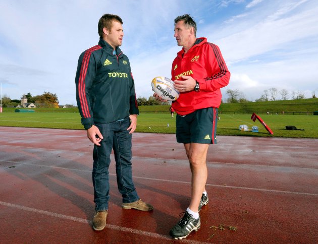 CJ Stander with Rob Penny 31/10/2012