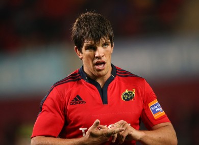 Donncha O'Callaghan limped off the Aviva pitch on Saturday.
