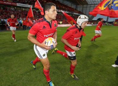Doug Howlett will lead Munster out at the Aviva on Saturday evening.