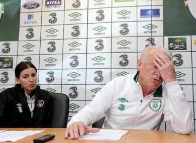 Trapattoni and Manuela Spinelli.