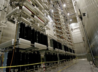 The Valve Room of the Eirgrid East-West Interconnector in Batterstown, Co.Meath.