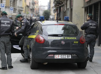 Italy's Guardia di Finanza carried out the raid.