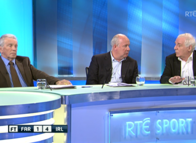 The RTÉ panel debate Trapattoni's future.