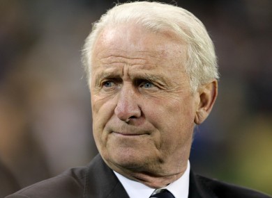 Giovanni Trapattoni's position as Ireland manager is safe for now.