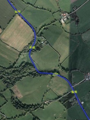 The N60 road, Maidenhead, Laois.