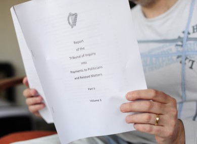 The final report of the Moriarty Tribunal, published in March 2011, recommended tax reliefs on political donations in order to limit the influence of higher spenders.