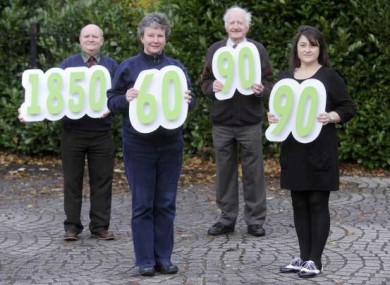 Samaritan volunteers, John Fitzpatrick, Jill Leo, Sean Forde and Gina Phillips.