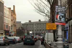 Anti-abortion posters seen in Dublin before Christmas