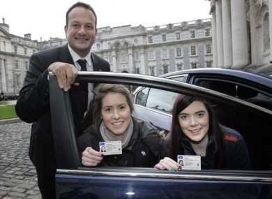 Aoife Murphy and Daniela Reicke both from Cork were presented with their new licences by Minister Varadkar.