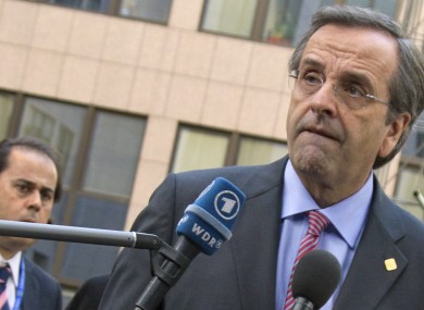Greek Prime Minister Antonis Samaras