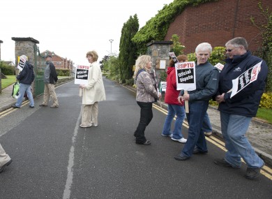 Bord Na Mona strike last year.