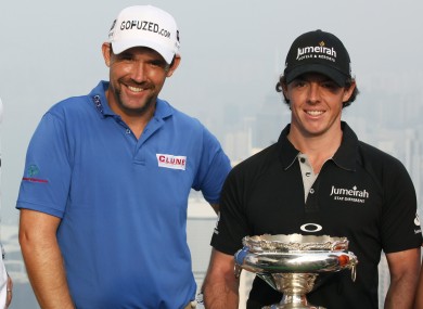 Pádraig Harrington and Rory McIlroy.