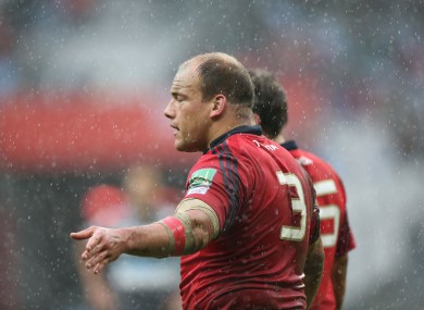 Munster's BJ Botha will be an influential figure.