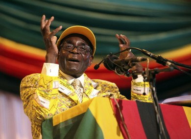 Maybe Robert Mugabe's been spending the money on suits.