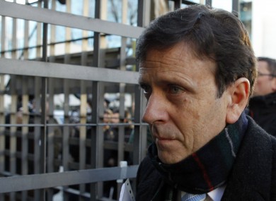 Doctor Eufemiano Fuentes arrives at a court house in Madrid.
