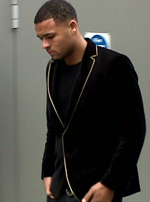 Manchester City youth player Courtney Meppen-Walter, 18, arrives at court.