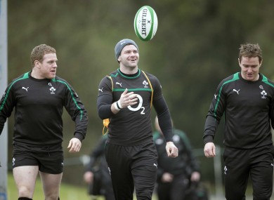 Sean Cronin. Fergus McFadden and Eoin Reddan.