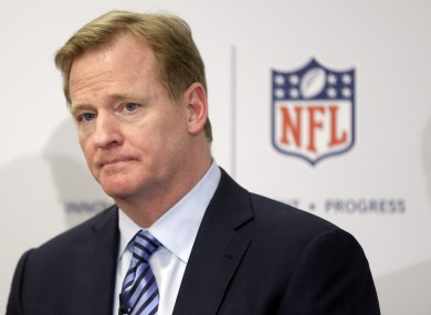 NFL boss Roger Goodell.