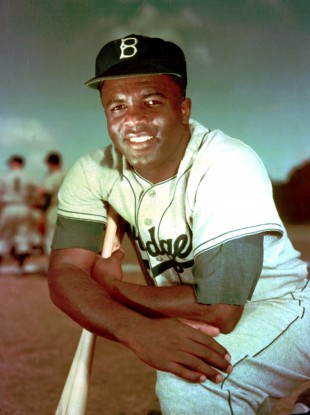 Jackie Robinson broke the colour barrier in American sports.