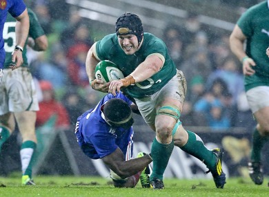 O'Brien leaves Yoann Maestri in his wake.